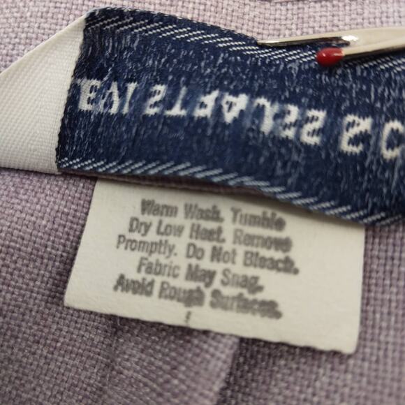 Vintage 70's Levi's Pants Lilac Size 18 High Rise Wide Leg - Picture 9 of 10